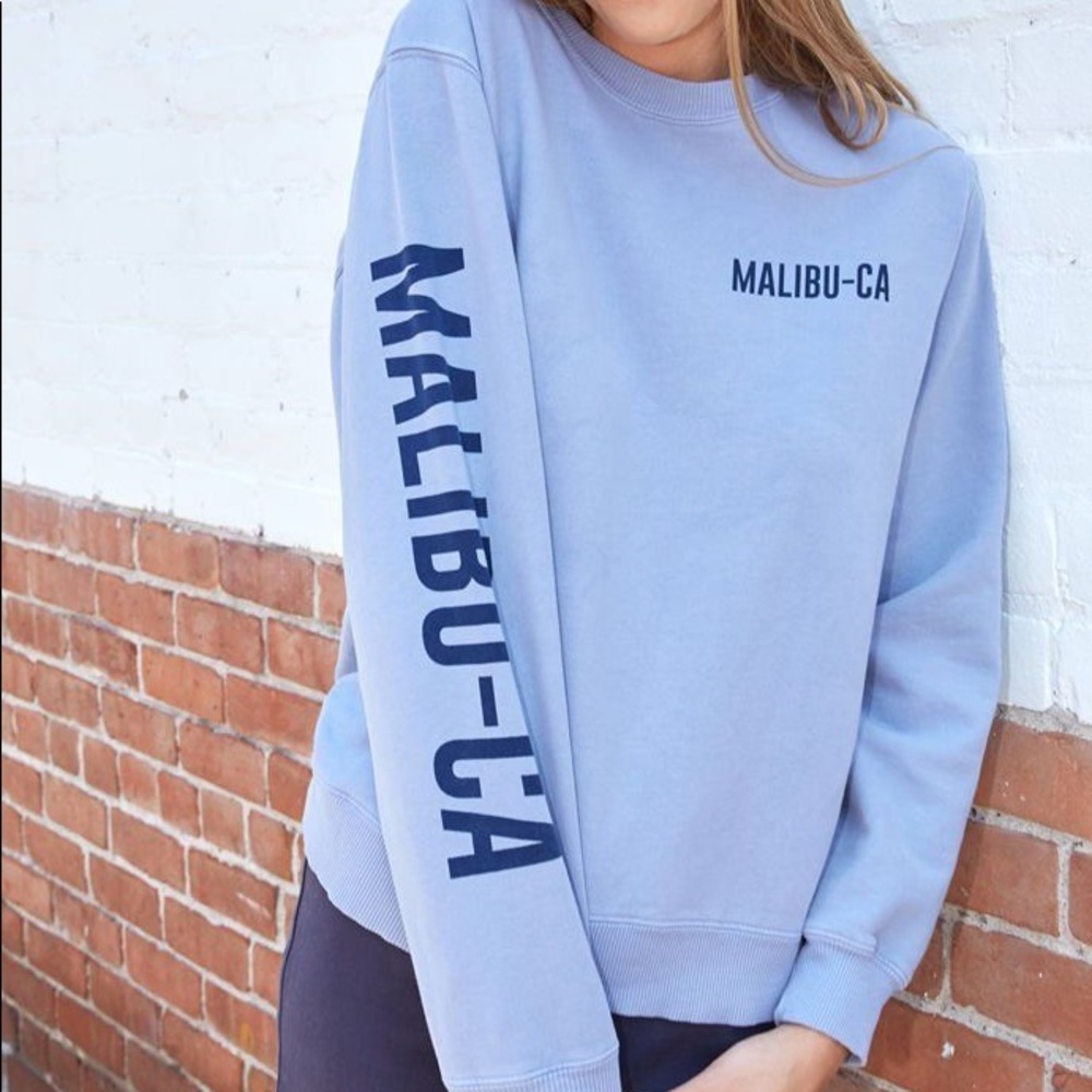 RARE PacSun blue Malibu crewneck
